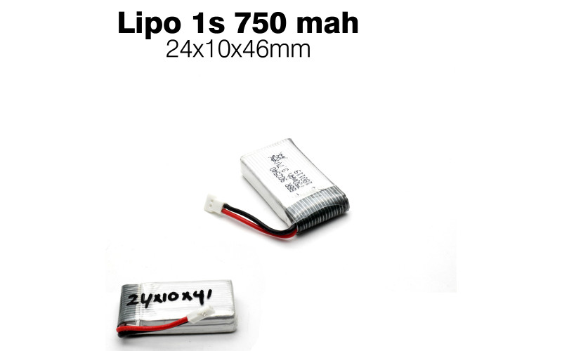 BBR Lipo Battery 1s 3.7v 750mah 25C 